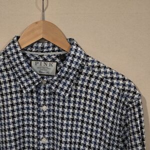 Thomas Pink Classic Fit Button Down L